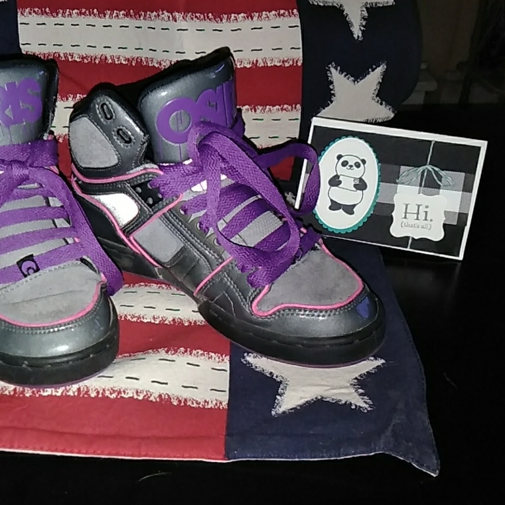 Osiris girls high tops size 6 (big girl)